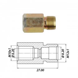Переходник  M10x1 / M12x1