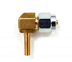 Штуцер для термопластиковой трубки в сборе угловой 90 град. D6 mm